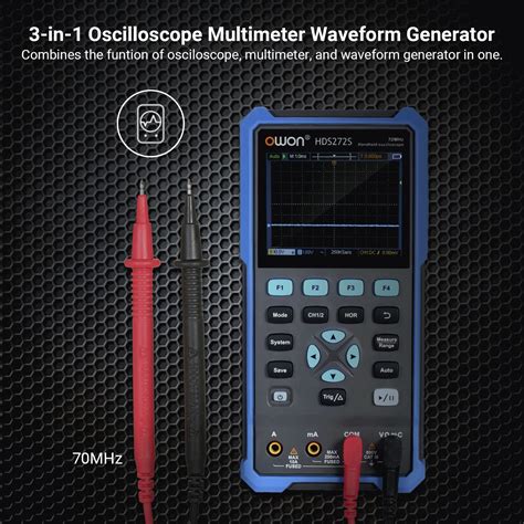 Multimetro Digitale Portatile Owon In Con Oscilloscopio Hds S Ch