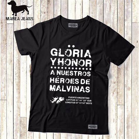 Remera Islas Malvinas Heroes Marea Jeans Tandil