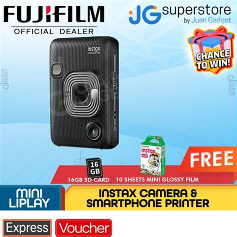 Fujifilm Instax Mini Liplay Hybrid Instant Camera Smartphone Printer