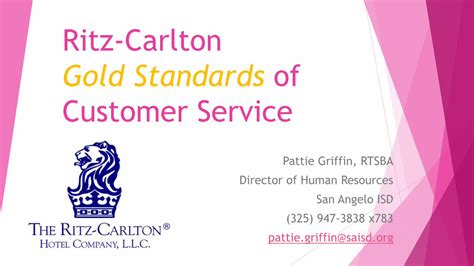 Pdf Ritz Carlton Gold Standards Of Customer Service · The Ritz