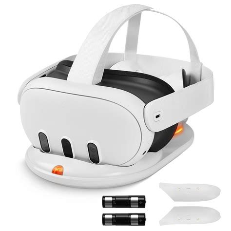 Charging Dock For Meta Quest 3 With 2 Rechargeable Batteriesmagnetic