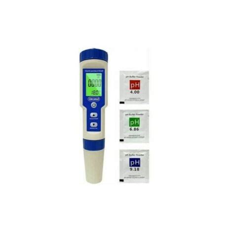 Misuratore di PH elettronico 5 in 1 con TDS EC Salinità Temperatura pH