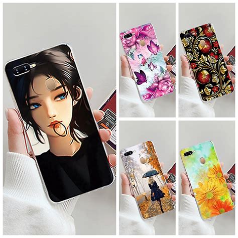 Oppo A5s A12 A7 Candy Color Case Fashion Girls Colorful Butterfly Flower Floral Phone Shell Slim