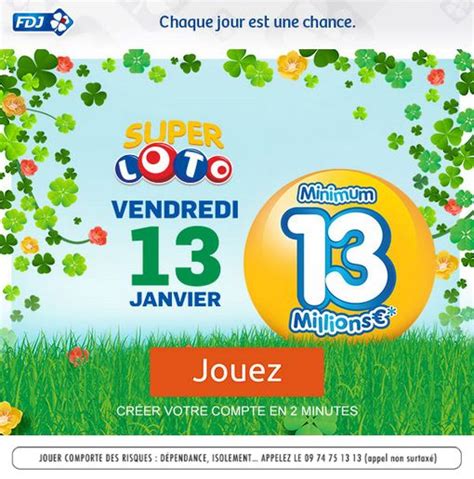 Super Loto De La Fdj Avec Millions De Jackpot Pour Ce Vendredi