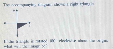 The Accompanying Diagram Shows A Right Triangle If The Triangle Is