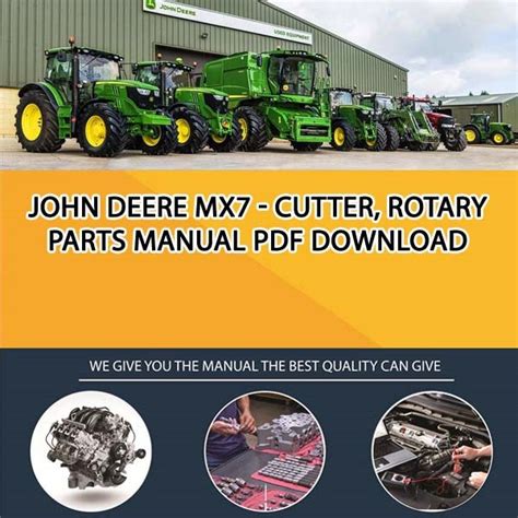 John Deere Mx7 Cutter Rotary Parts Manual Pdf Download Service Manual Repair Manual Pdf