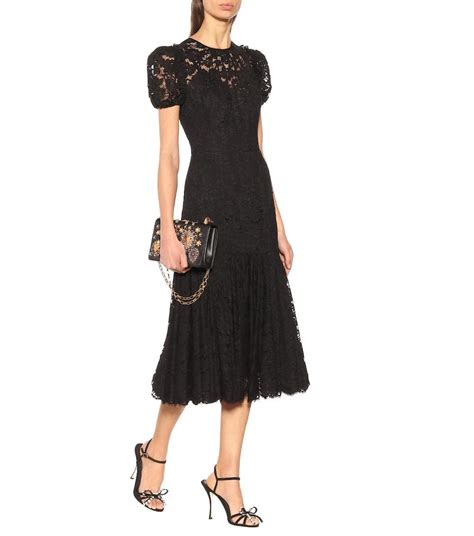 Dolce Gabbana Lace Dress Mytheresa Lace Dress Printed Cotton