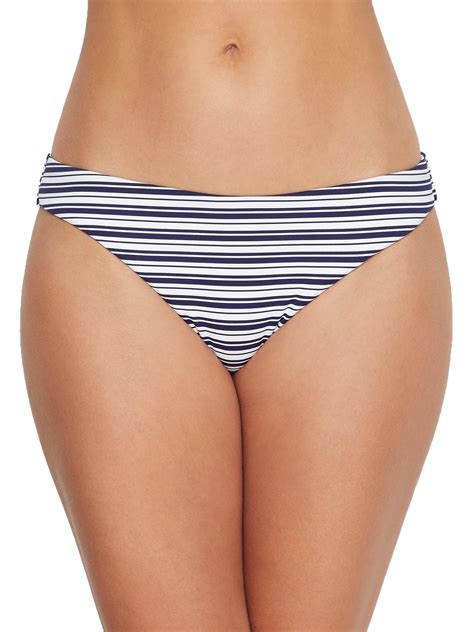 Birdsong Womens Newport Stripe Cheeky Bikini Bottom Style S20151 NWST