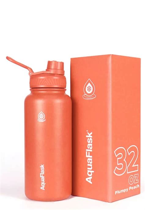 Buy Aquaflask Oz Wide Mouth Water Bottle Plumpy Peach Online