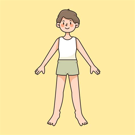 Human Body Parts Cartoon Images ~ Body Parts Cartoon Vocabulary Human Child Little | Bodewasude