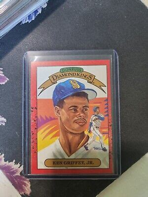 Donruss Diamond King Rookie Ken Griffey Jr Error Card Ebay