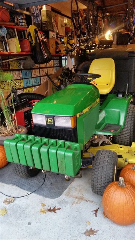 John Deere 445 Tractor Wmower Deck Snow Blower Plow In State College