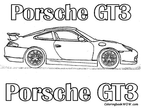 Porsche 911 Turbo Coloring Pages Coloring Pages