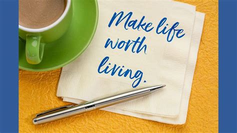 What Makes Life Worth Living