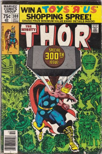 Thor Mighty 300 Vol 1 1966 1996 2009 2011 Marvel Comics