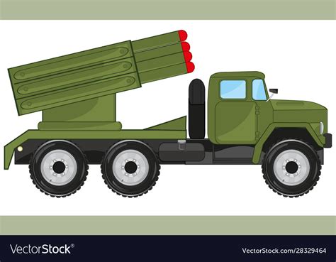 Cartoon Military Truck