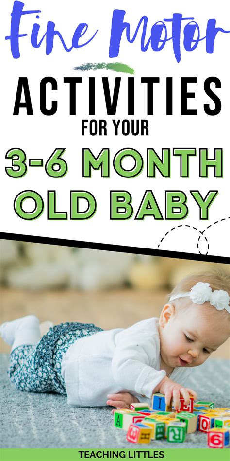 Fine Motor Activities For Your 3 6 Month Old Baby Baby Development