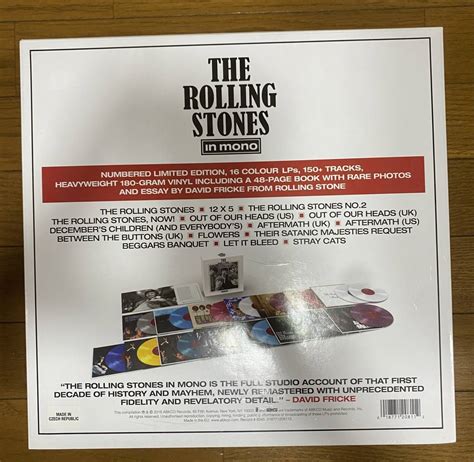 The Rolling Stones In Mono Limited Edition Color Lps From Japan Ebay