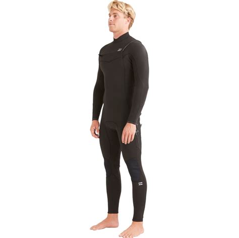 Billabong Mens Absolute Mm Chest Zip Wetsuit Abyw Black