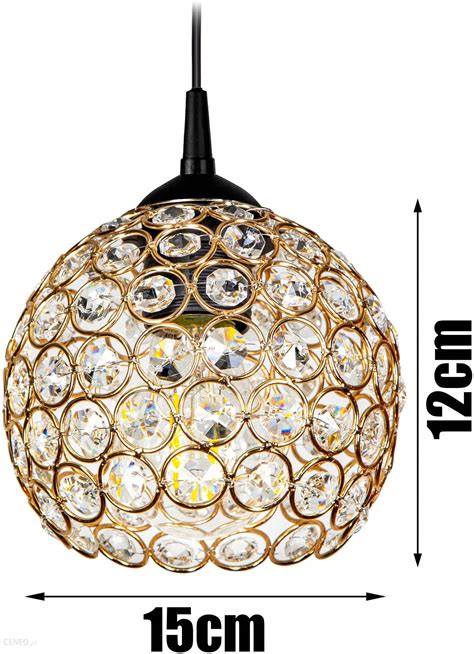 Glimex Szklana Lampa Wisz Ca Sufitowa Yrandol Kula Led Kz