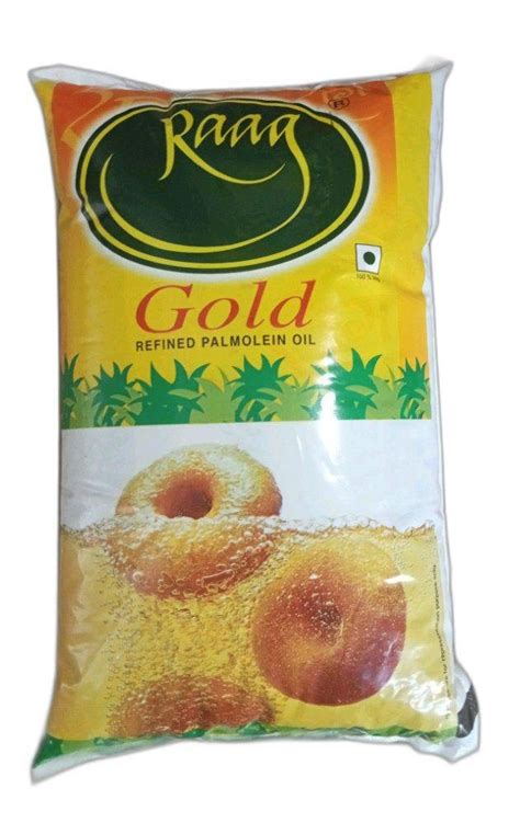 Raag Gold Refined Palmolein Oil Packaging Type Packet Packaging Size