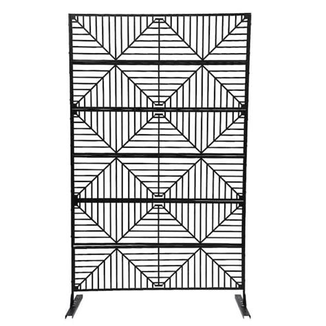 Reviews For Yiyibyus Black Steel Outdoor Privacy Screens For Patio