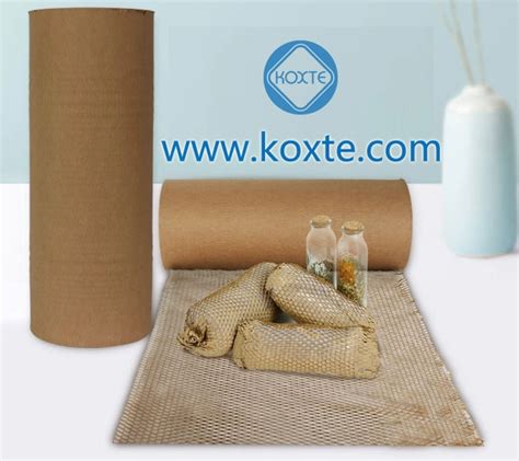 Rreel Kraft Honeycomb Wrapping Paper Packing Kraft Paper Cushion