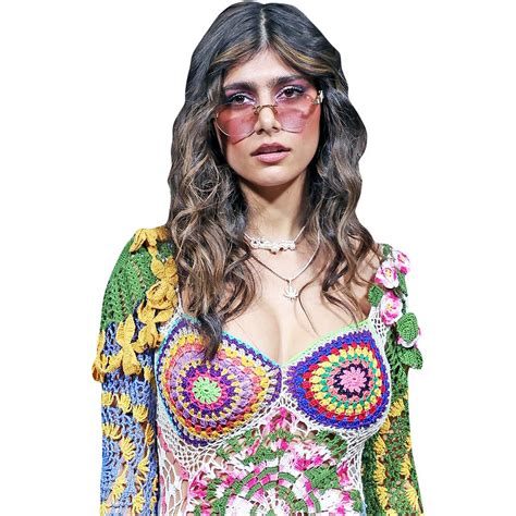 Mia Khalifa Colourful Half Body Buddy Celebrity Cutouts