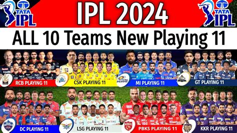 Ipl All Teams Playing All Teams Playing Xi Ipl