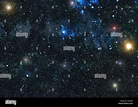 Colorful Starry Night Sky Outer Space Background Stock Photo Alamy