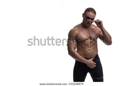 Naked Torso Male Bodybuilder Athlete Studio Stock Photo Shutterstock