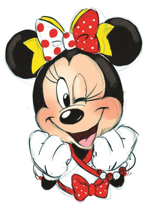 Pin On Disney Art All Things Minnie Disney Art Minnie Disney