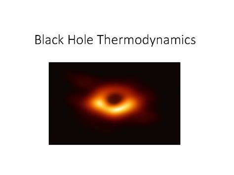 Black Hole Thermodynamics The horizon area theorem Stephen