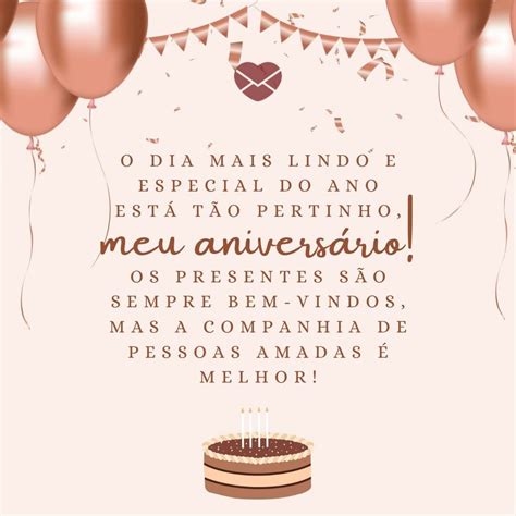 Texto Pro Meu Aniversário - Meu aniversário está chegando: compartilhe essa alegria!