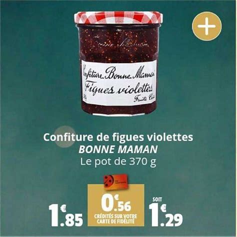 Promo Confiture De Figues Violettes Bonne Maman Chez Coccinelle Express