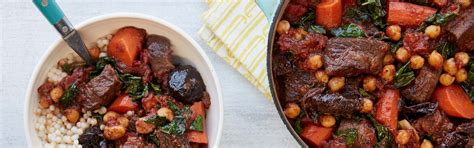 Spiced Braised Beef With Chickpeas And Greens Recipe Sunsweet Ingredients