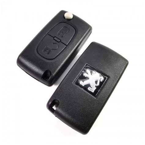 Peugeot 2 Button Flip Remote Key HU83 Blade CE0536 433MHZ ID46 ASK