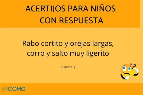 Acertijos Para Ni Os Con Respuesta Conoce Las Mejores Adivinanzas