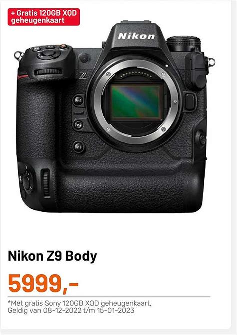 Nikon Z9 Body Aanbieding Bij Kamera Express 1foldersnl