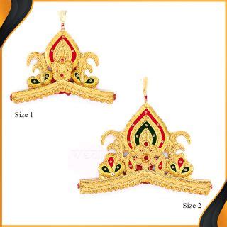 Buy Kreedam Crown Mukut For Hindu God And Goddess Shringar