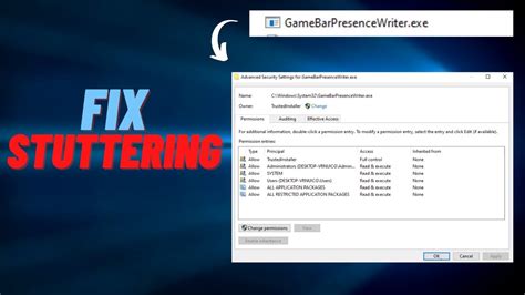 Fix Pc Stuttering Gamebar Presence Writer Youtube