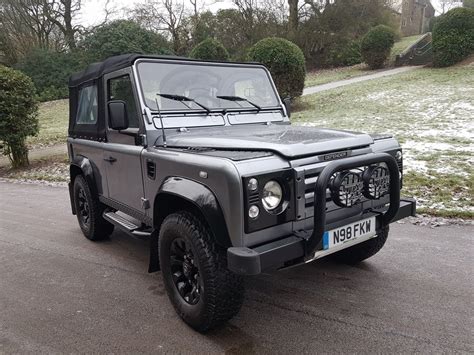 Land Rover Left Hand Drive Defender Tdi Soft Top For Sale