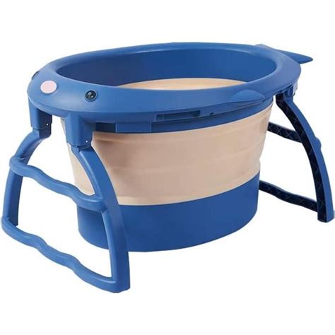 Baignoires Baignoire Pour B B Seau De Bain Pliable Avec Tabouret De