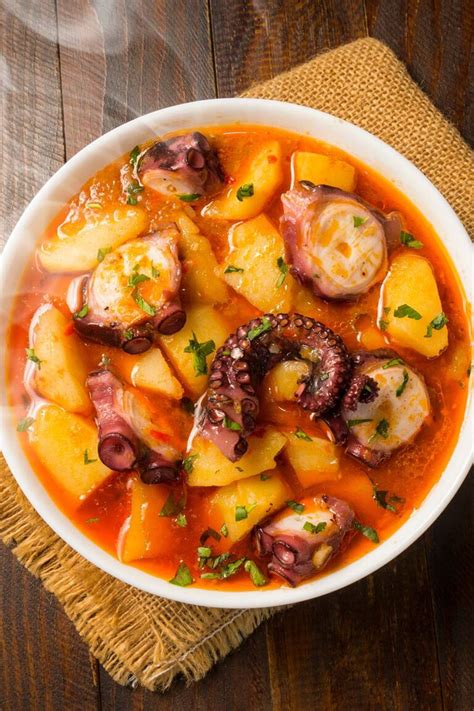 Guiso De Pulpo Con Patatas Recetinas