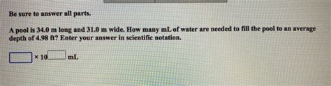 Solved Be Sure To Answer All Parts An Empty Erlenmeyer