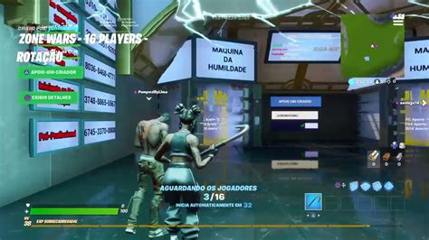 Fortnite Tiro Certeiro Arena Modo Criativo Youtube