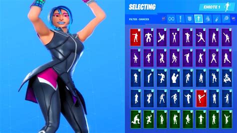 New Fortnite Sparkle Supreme Bob Cut Black Skin Showcase With All