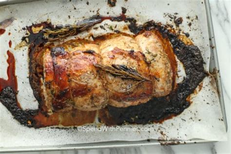 Balsamic Pork Loin {oven Baked} Spend With Pennies