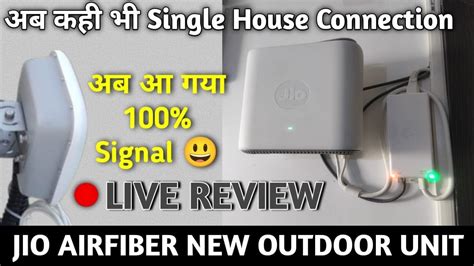 Live Jio Airfiber Installation New Outdoor Unit Individual House