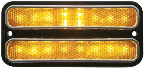 United Pacific 1968 1972 Chevy Truck Led Parking Light Amber Lens Ea Automotive